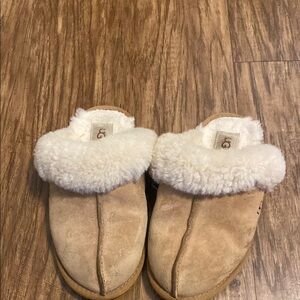 UGG Tan Shearling Slippers